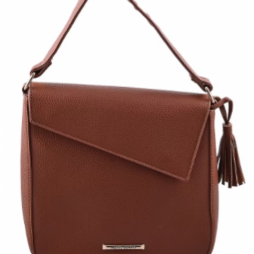 Brown Leather Shoulder Bag